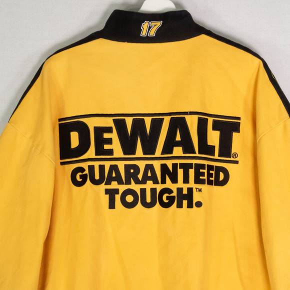 DeWALT Roush Racing Matt Kenseth Race Jacket Chase NASCAR Yellow Size XL - Picture 6 of 11